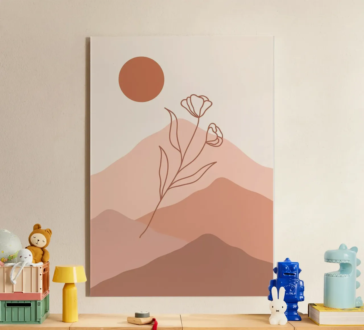 Natura e una linea floreale plexiglass da helloworld