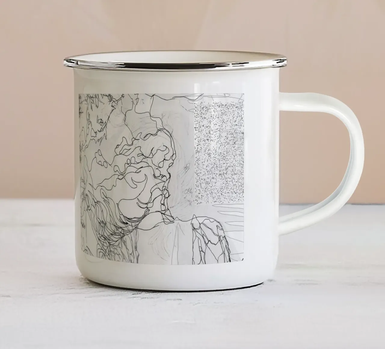 navigazione tazza in smalto da k i m