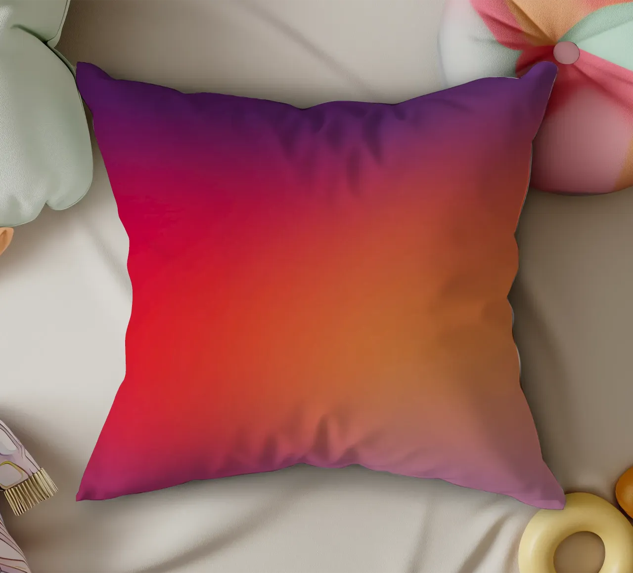 Tramonto Gradiente Minimal Astratto Composizione Moderna cuscino da Modern Muse