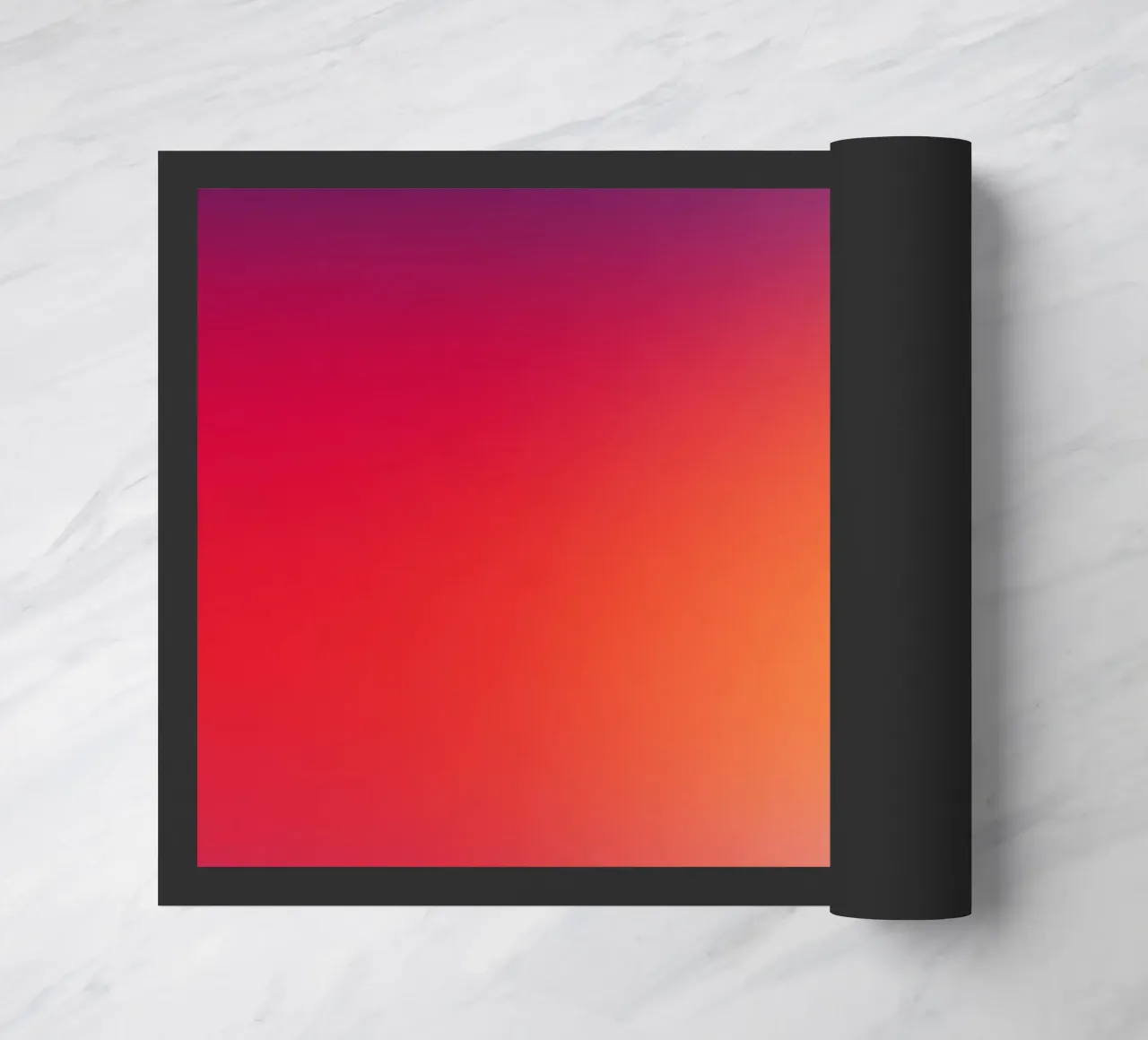 Sunset Gradient Minimal Abstract Modern Composition doormat by Modern Muse