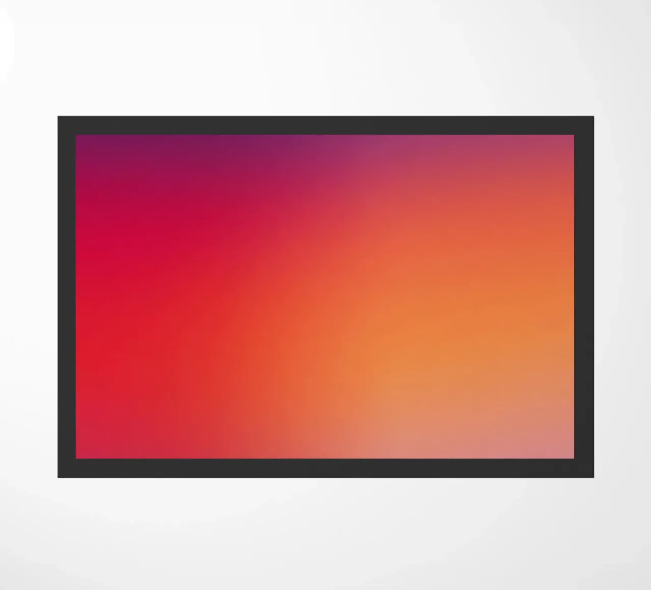 Sunset Gradient Minimal Abstract Modern Composition doormat by Modern Muse