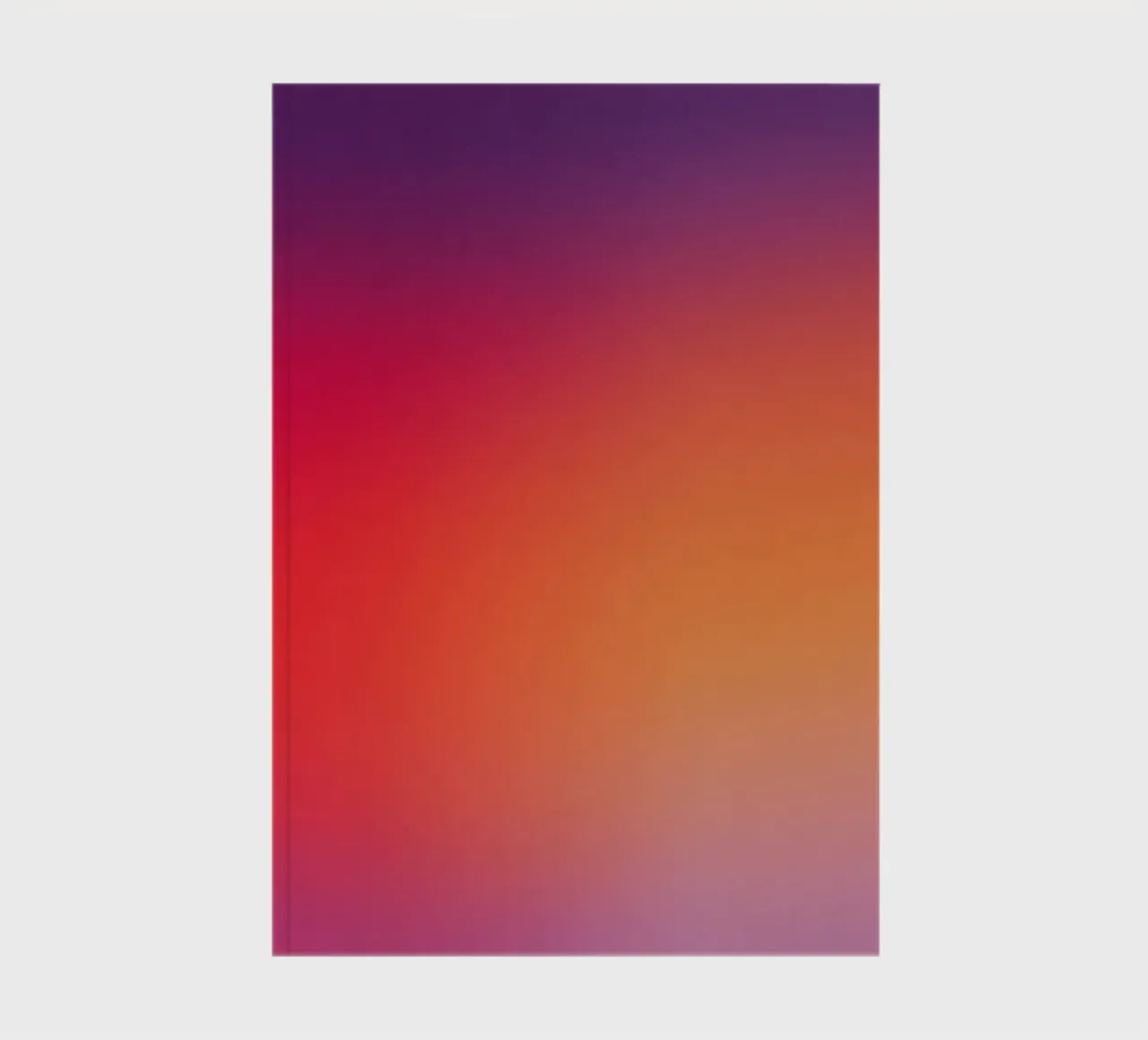 Sunset Gradient Minimal Abstract Modern Composition notebook by Modern Muse
