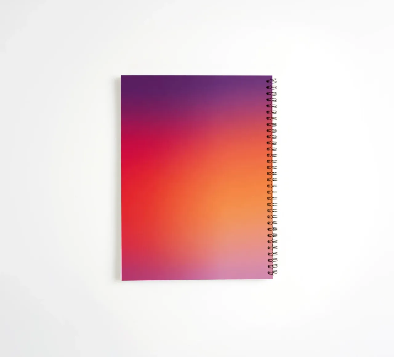 Sunset Gradient Minimal Abstract Modern Composition spiral notebook by Modern Muse