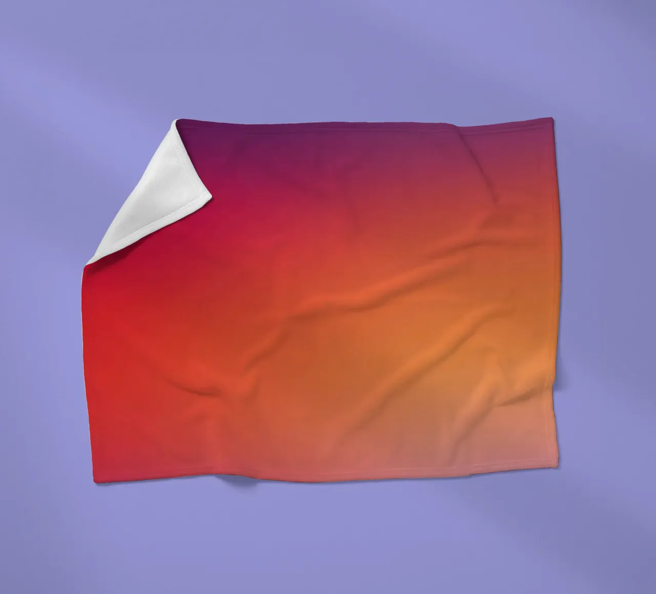 Tramonto Gradiente Minimal Astratto Composizione Moderna coperta in pile da Modern Muse