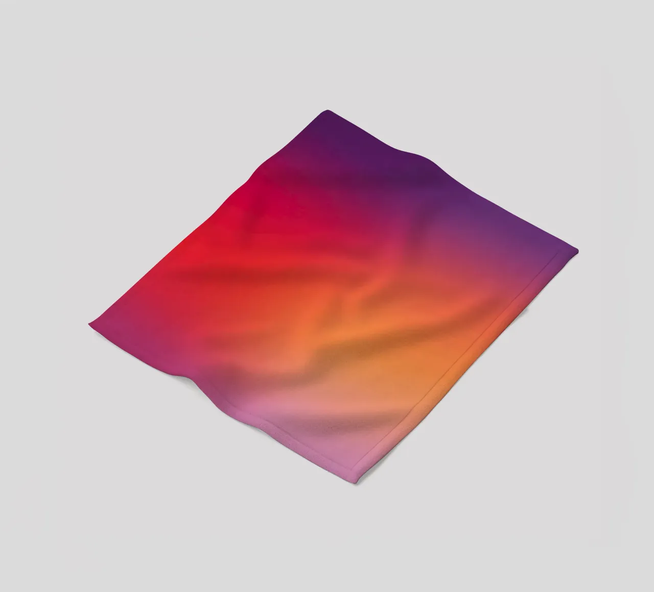 Tramonto Gradiente Minimal Astratto Composizione Moderna coperta in pile da Modern Muse