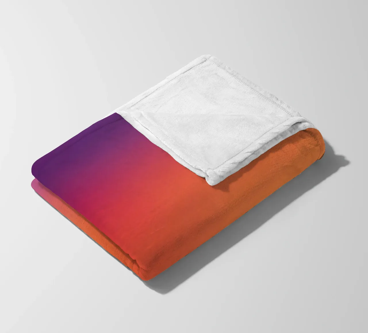 Tramonto Gradiente Minimal Astratto Composizione Moderna coperta in pile da Modern Muse