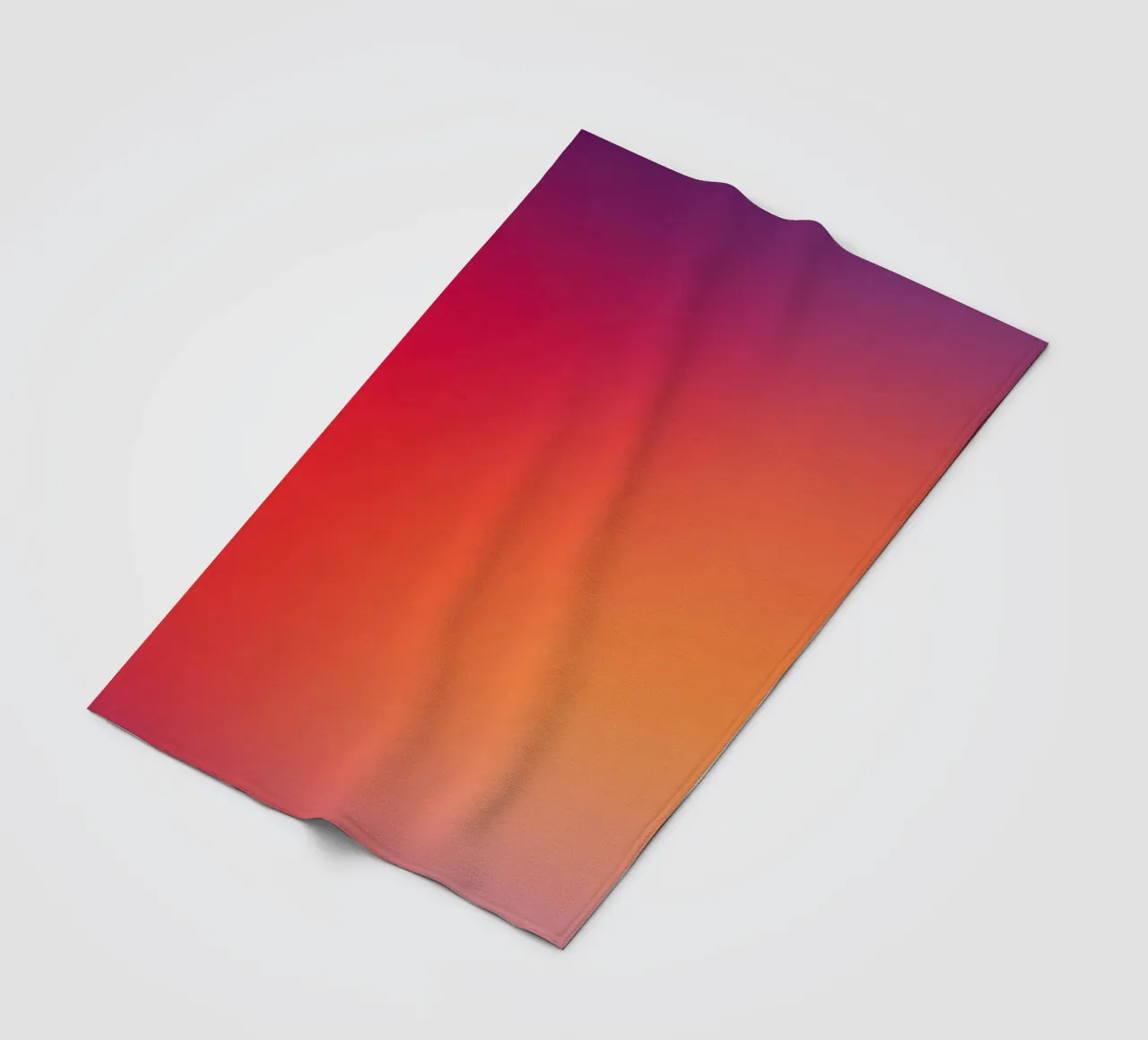 Tramonto Gradiente Minimal Astratto Composizione Moderna coperta in pile da Modern Muse