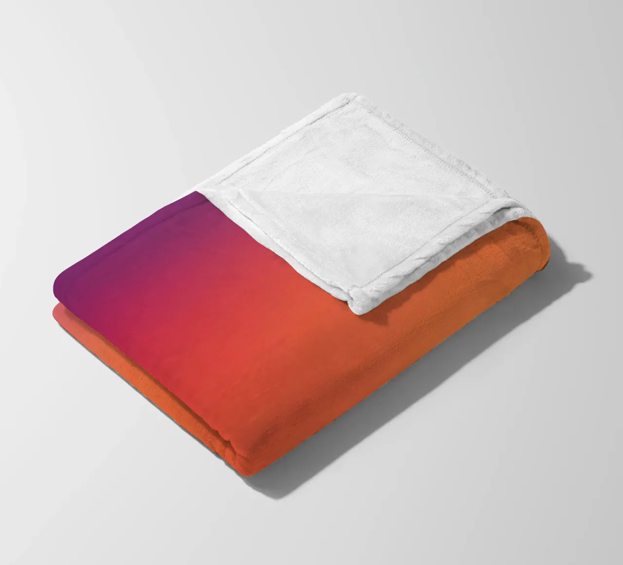 Tramonto Gradiente Minimal Astratto Composizione Moderna coperta in pile da Modern Muse