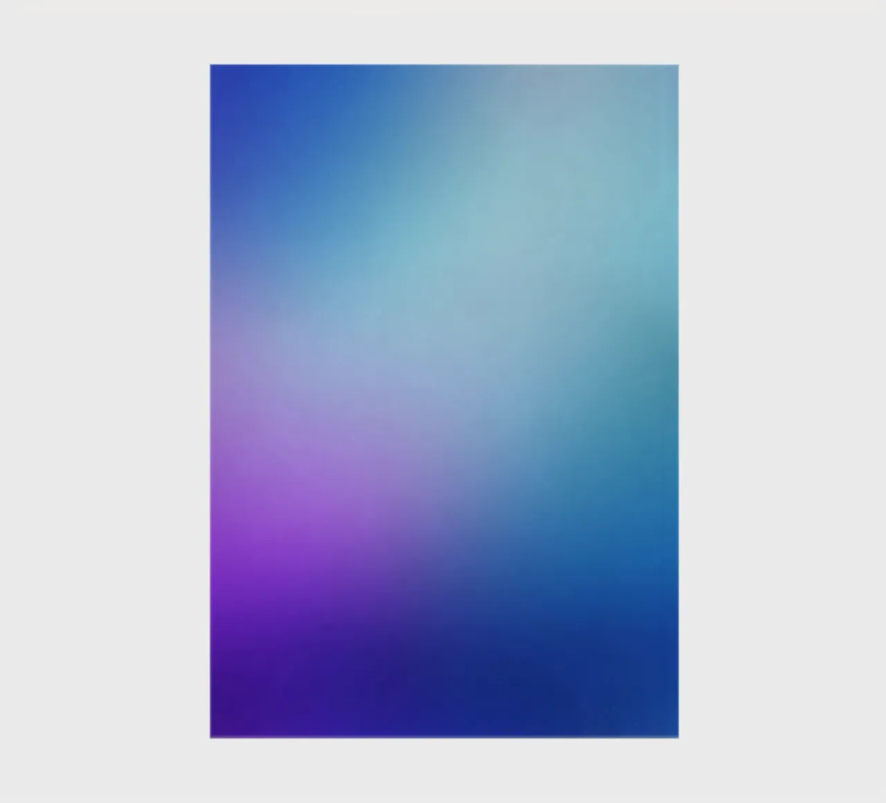 Blue Violet Gradient Dreamy Minimal Abstract Color notebook by Modern Muse