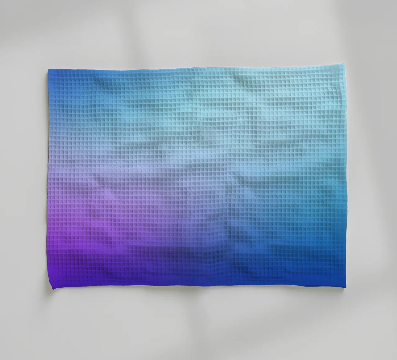 Bleu Violet Gradient Dreamy Minimal Abstract Color torchon de Modern Muse