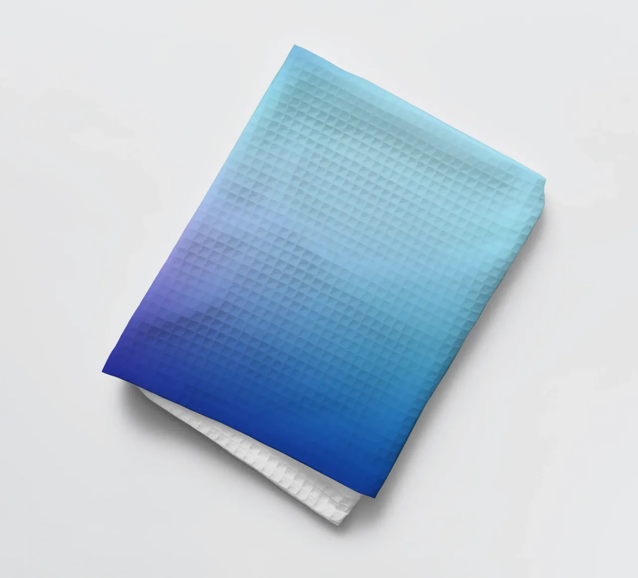 Bleu Violet Gradient Dreamy Minimal Abstract Color torchon de Modern Muse