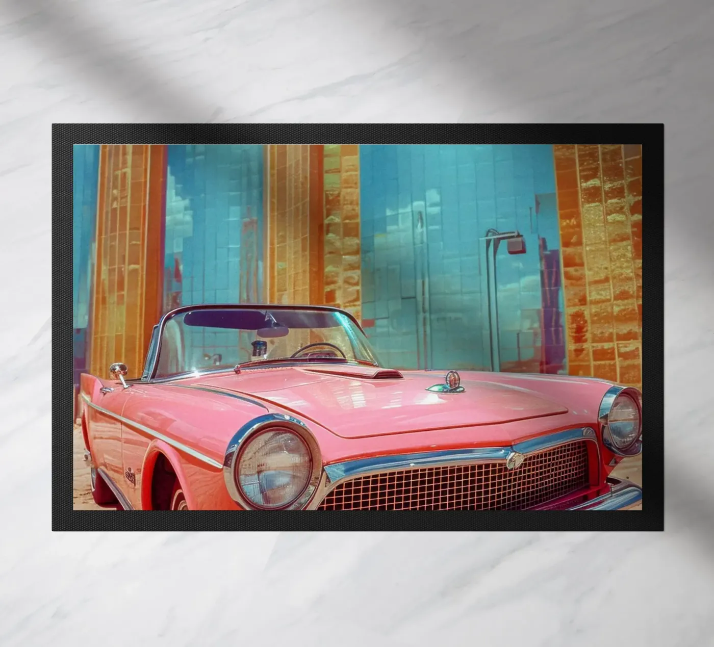 Pink décapo deurmat van Pink California | Affiches & Posters