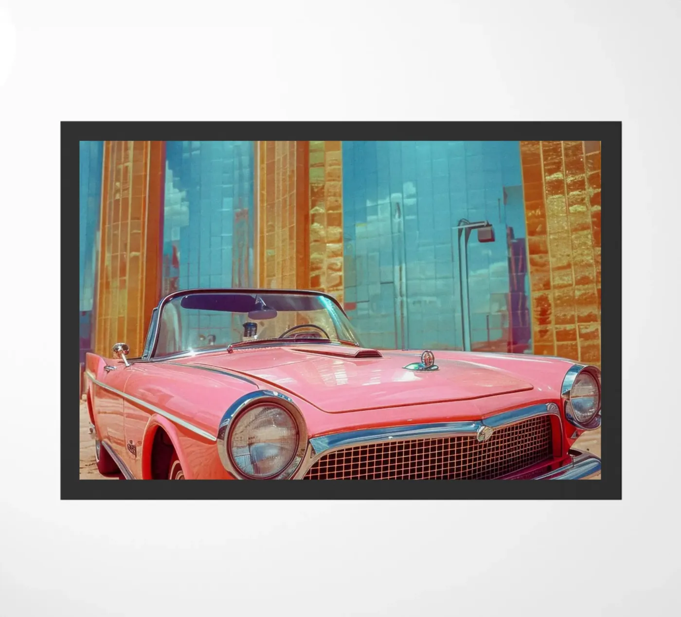 Pink décapo deurmat van Pink California | Affiches & Posters