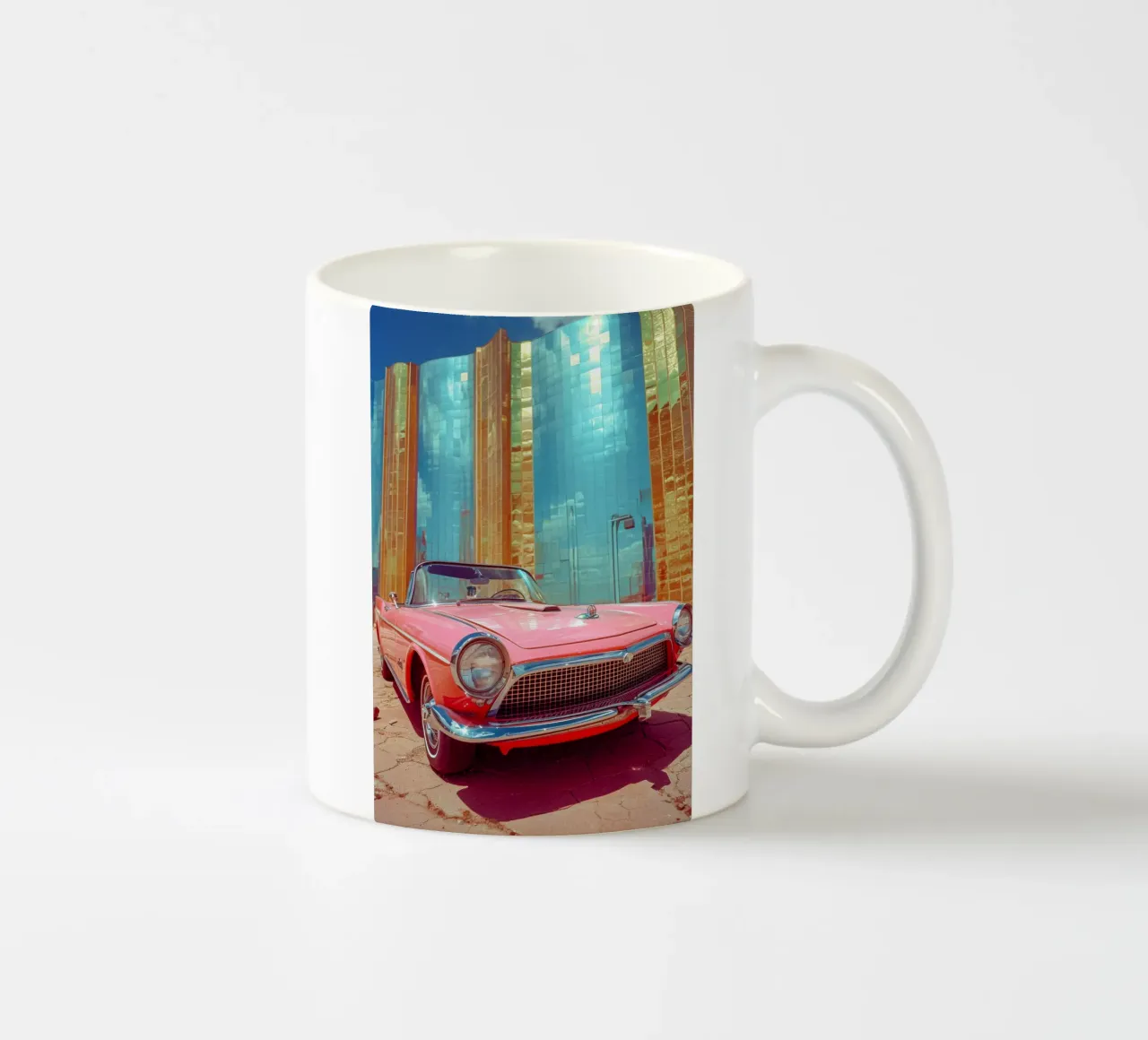Pink décapo tazza in ceramica da Pink California | Affiches & Posters