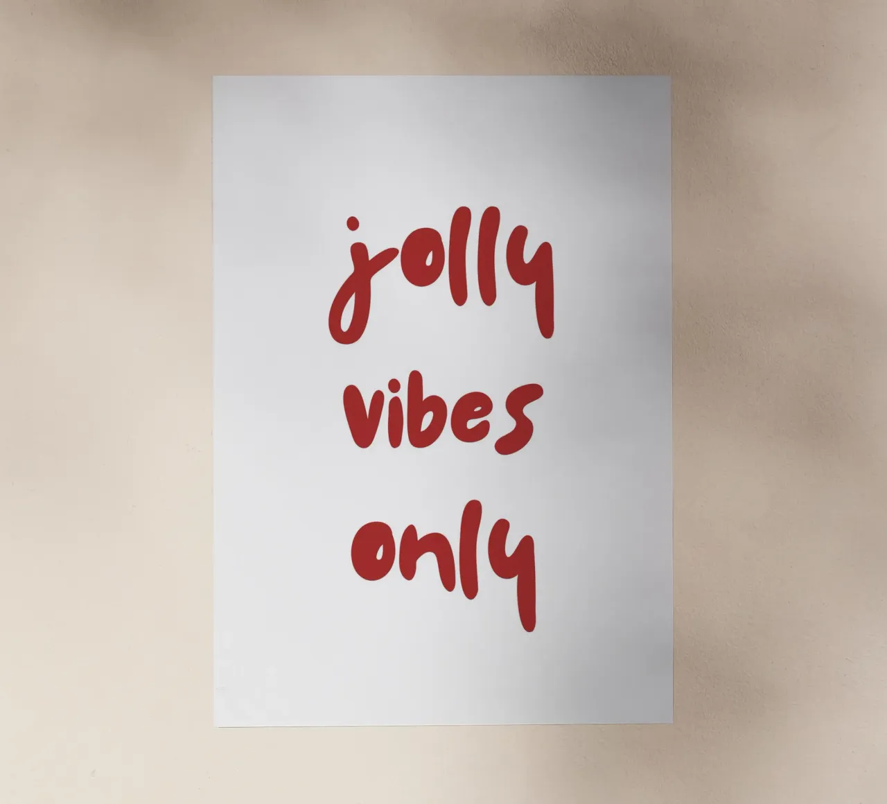 Jolly vibes only pellicola backlit da HolidaysCandyWalls