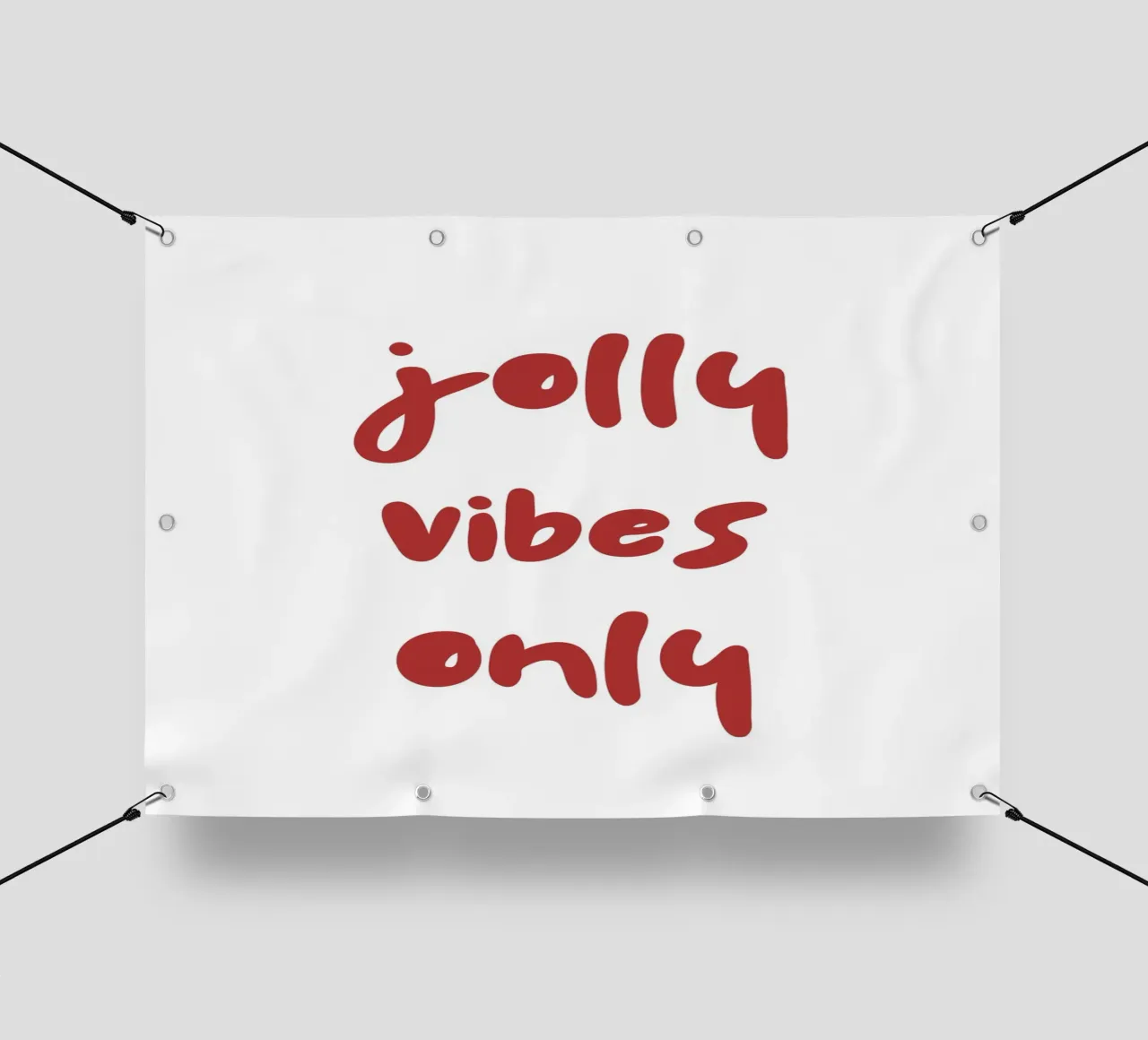 Jolly vibes only pvc-zeil van HolidaysCandyWalls