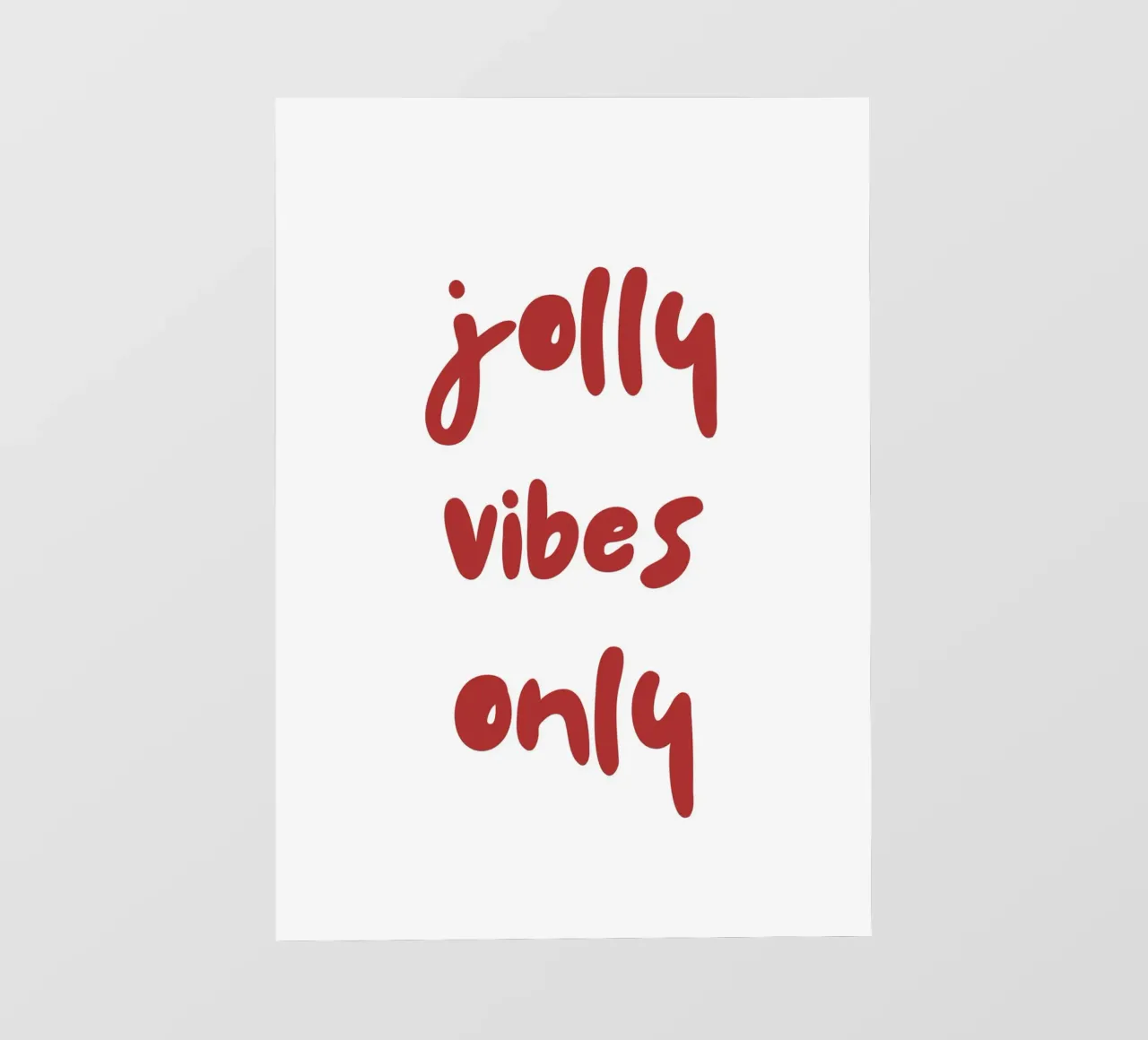 Jolly vibes only pvc-zeil van HolidaysCandyWalls