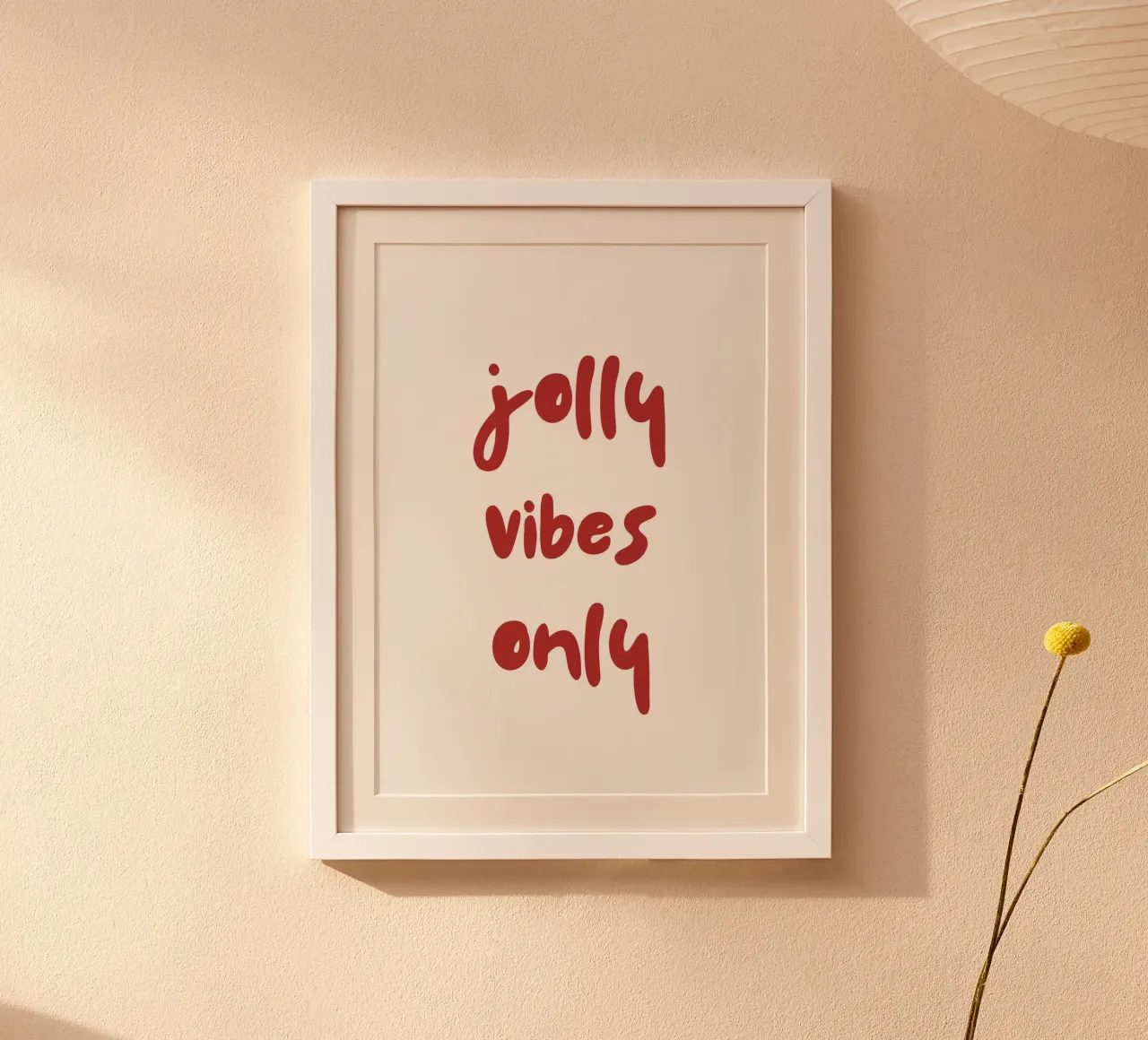Jolly vibes only hahnemühle de HolidaysCandyWalls