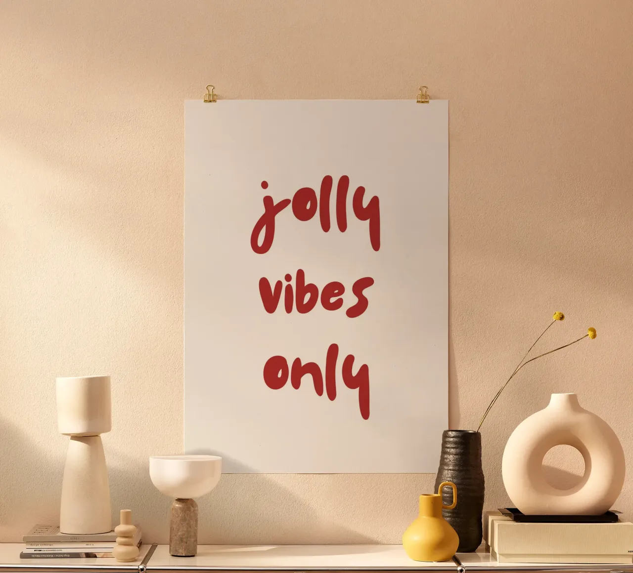 Jolly vibes only hahnemühle de HolidaysCandyWalls