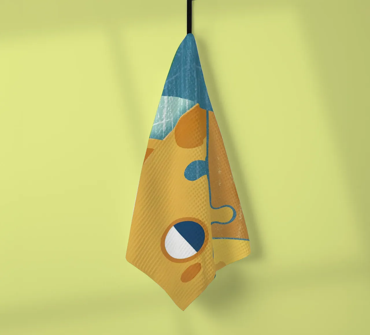 Chat mignon en forme de puzzle torchon de LOYAL SHOP