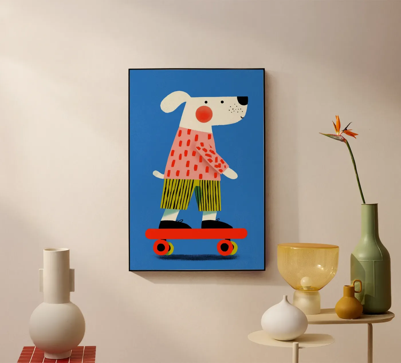 Skating Dog plexiglass da treechild