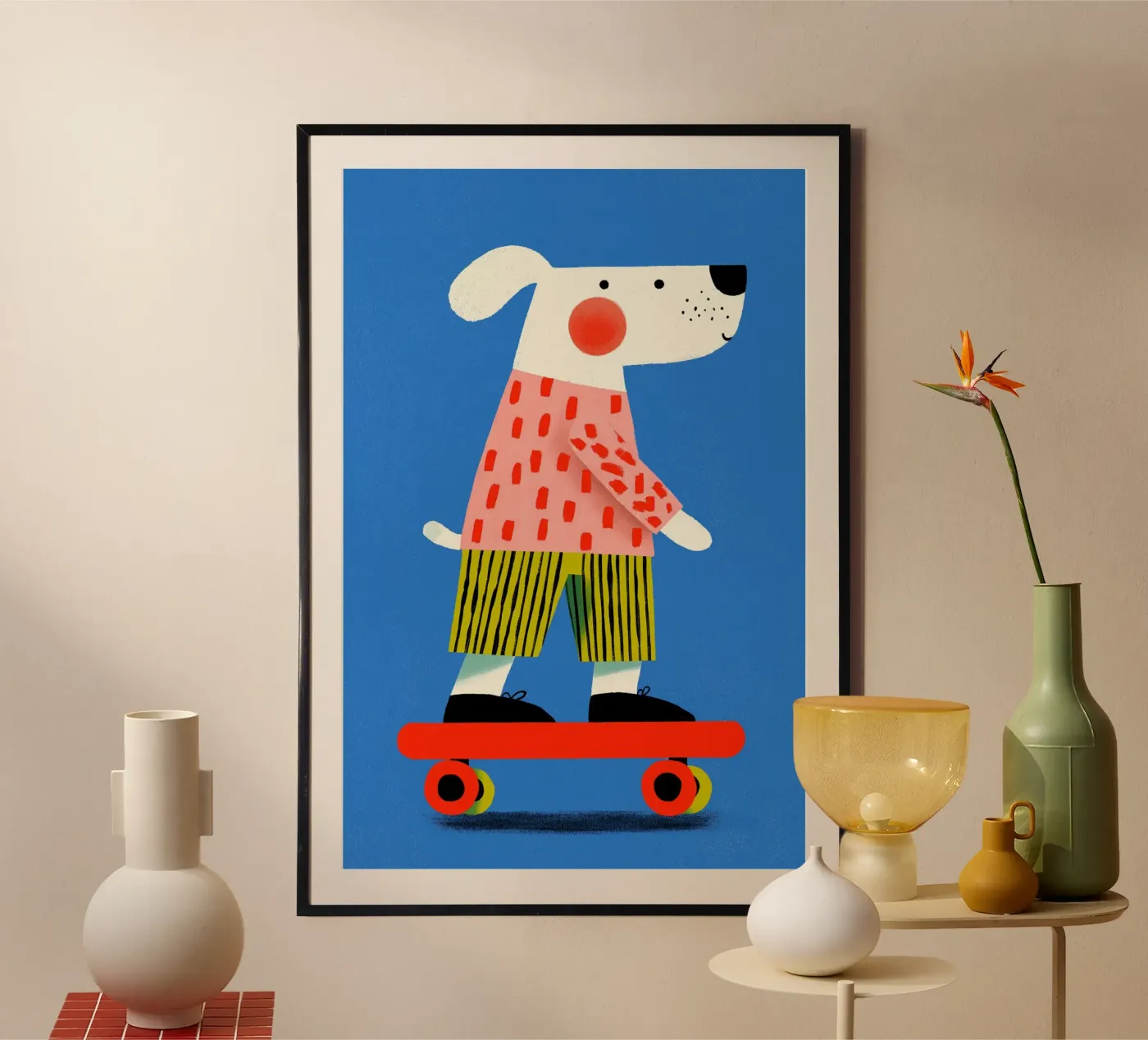 Skating Dog poster da treechild