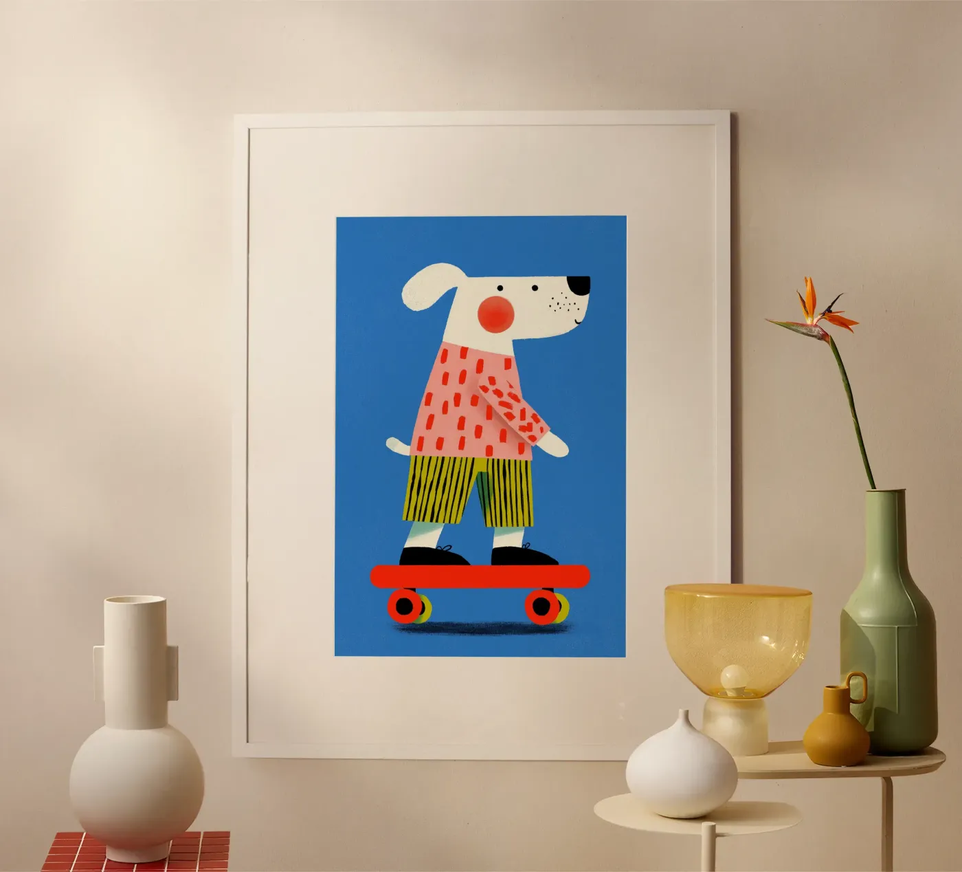 Skating Dog poster da treechild