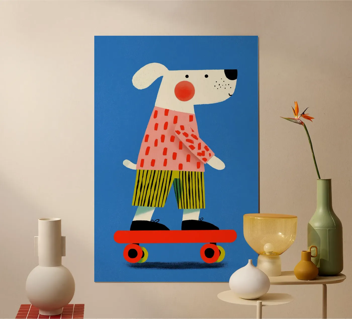 Skating Dog poster da treechild