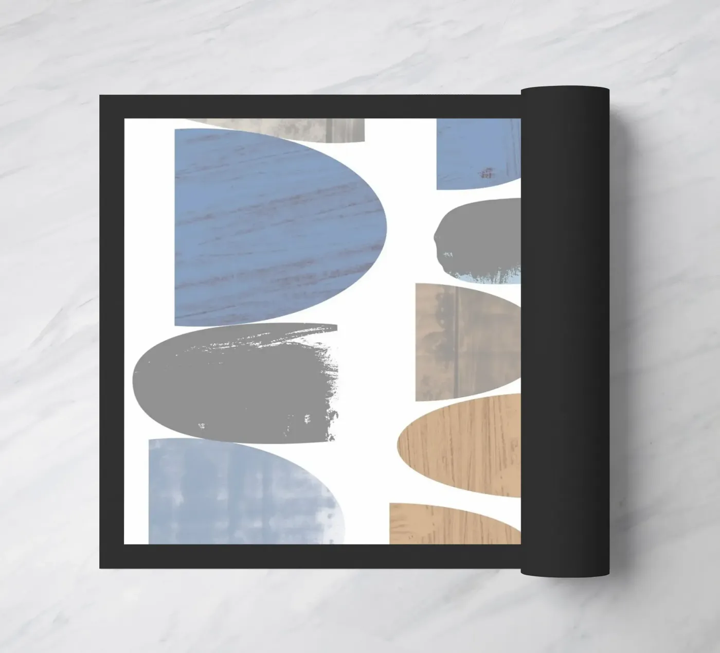Pebble Stacks deurmat van Catherine Aguilar