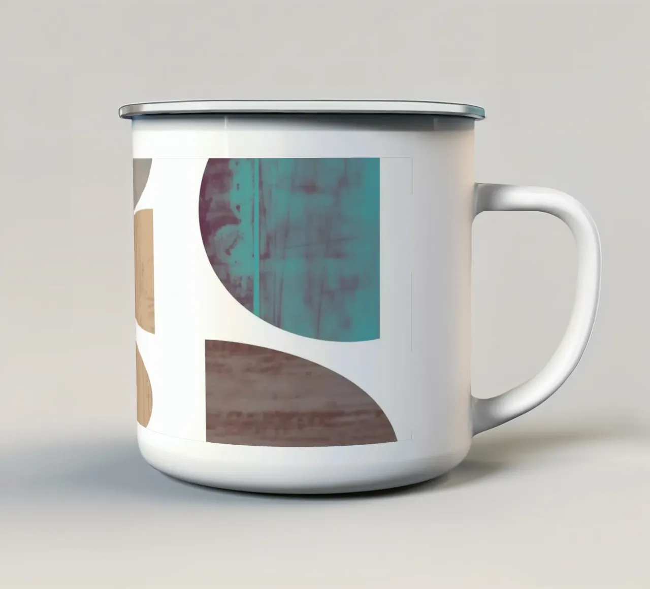 Pebble Stacks tazza in smalto da Catherine Aguilar