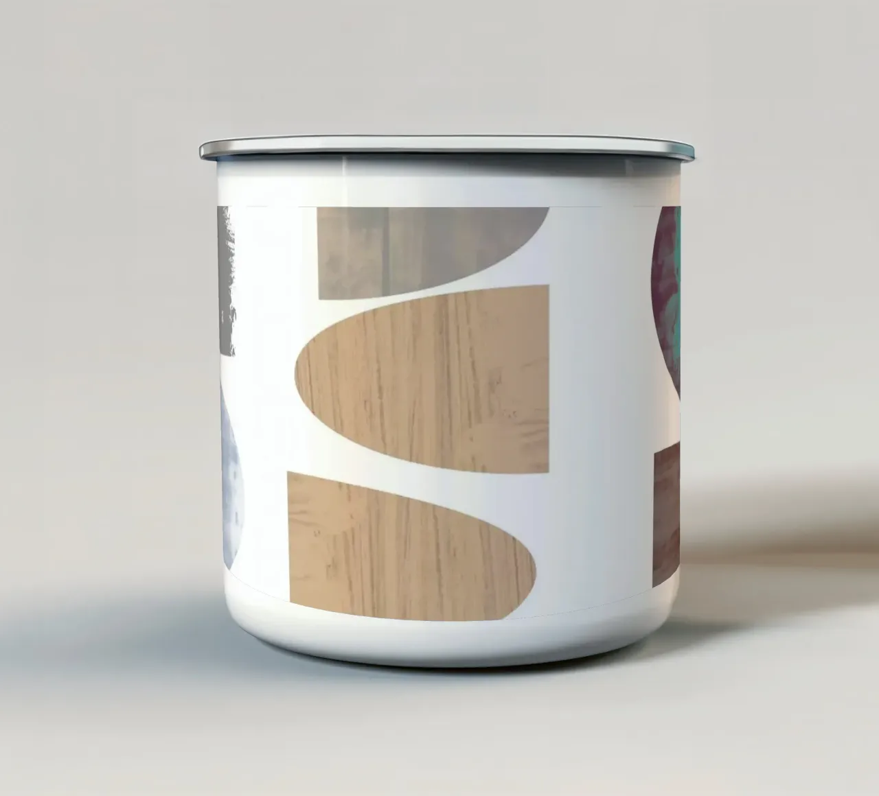 Pebble Stacks tazza in smalto da Catherine Aguilar