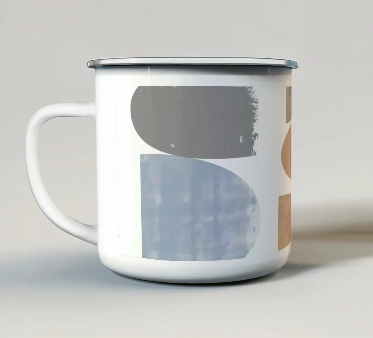 Pebble Stacks tazza in smalto da Catherine Aguilar