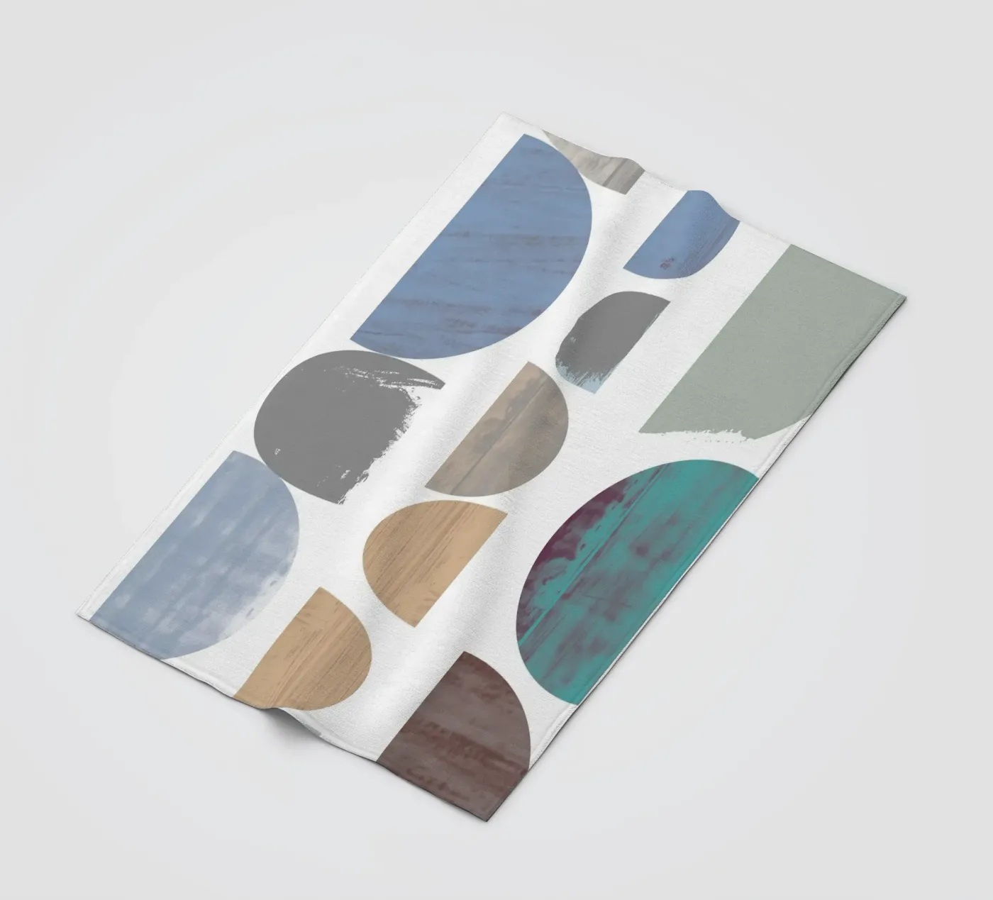 Pebble Stacks Fleecedecke von Catherine Aguilar