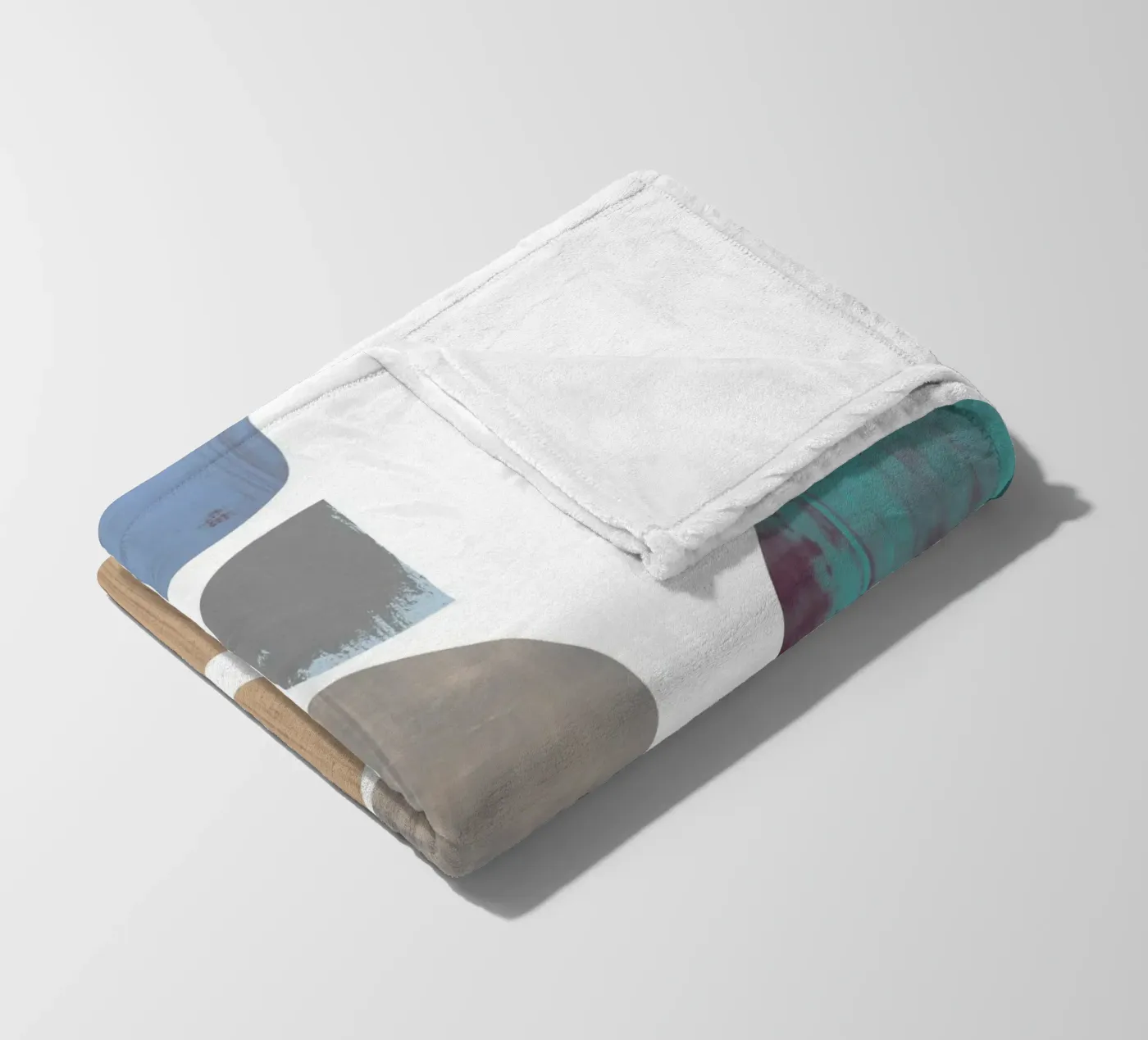 Pebble Stacks Fleecedecke von Catherine Aguilar