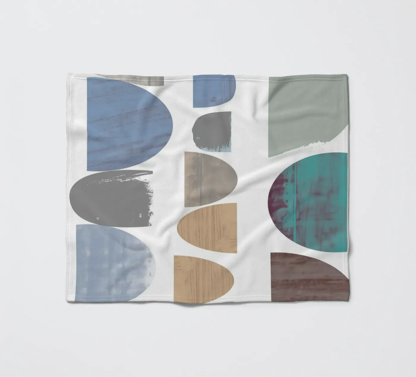 Pebble Stacks Fleecedecke von Catherine Aguilar