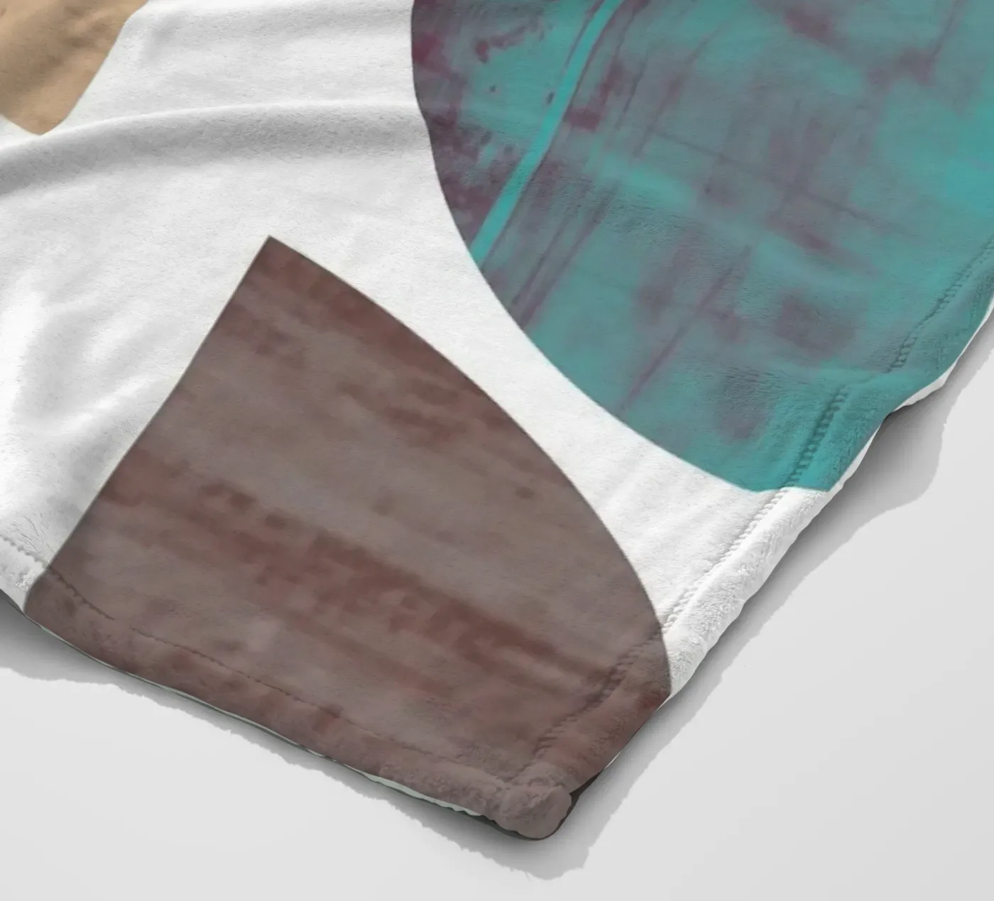 Pebble Stacks Fleecedecke von Catherine Aguilar