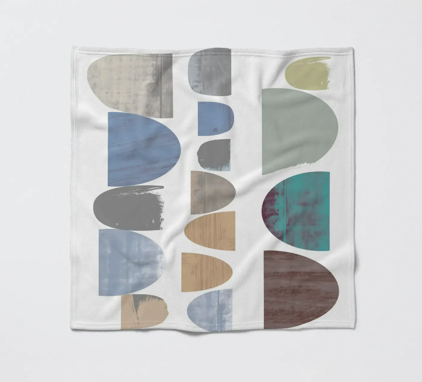 Pebble Stacks Fleecedecke von Catherine Aguilar