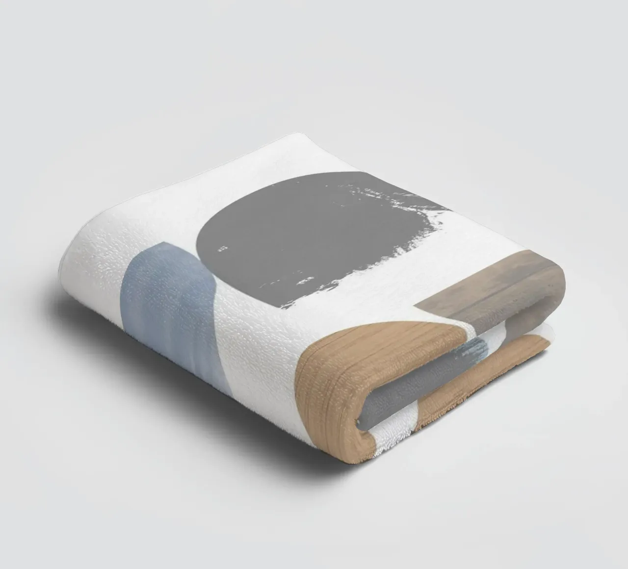 Pebble Stacks towel by Catherine Aguilar