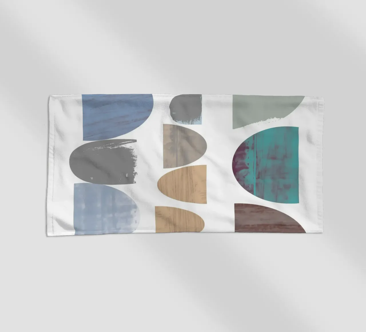 Pebble Stacks beach towel by Catherine Aguilar