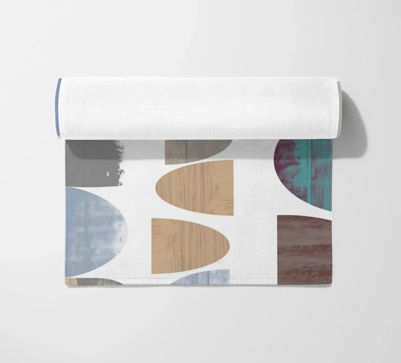 Pebble Stacks beach towel by Catherine Aguilar