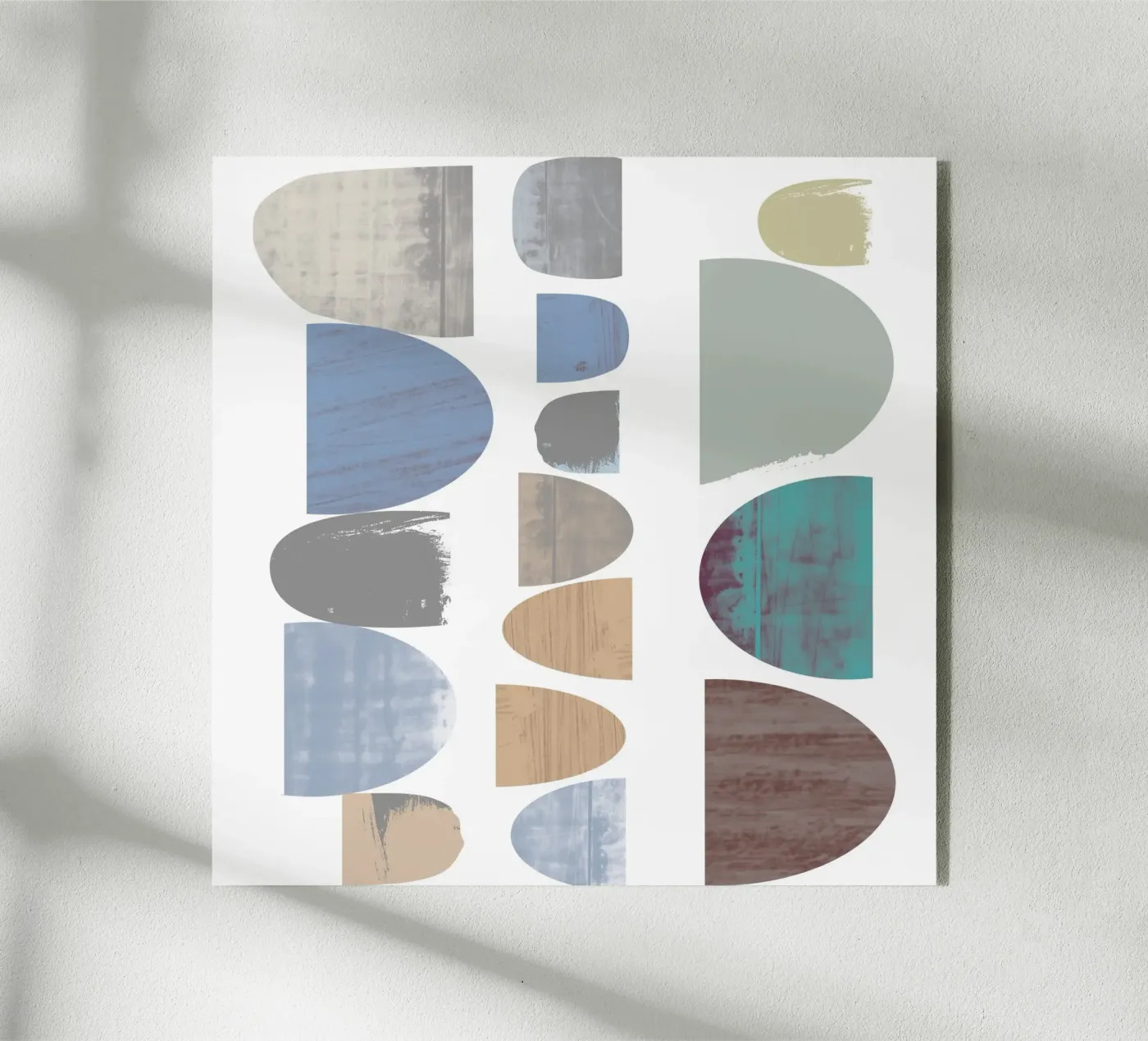 Pebble Stacks acryl van Catherine Aguilar