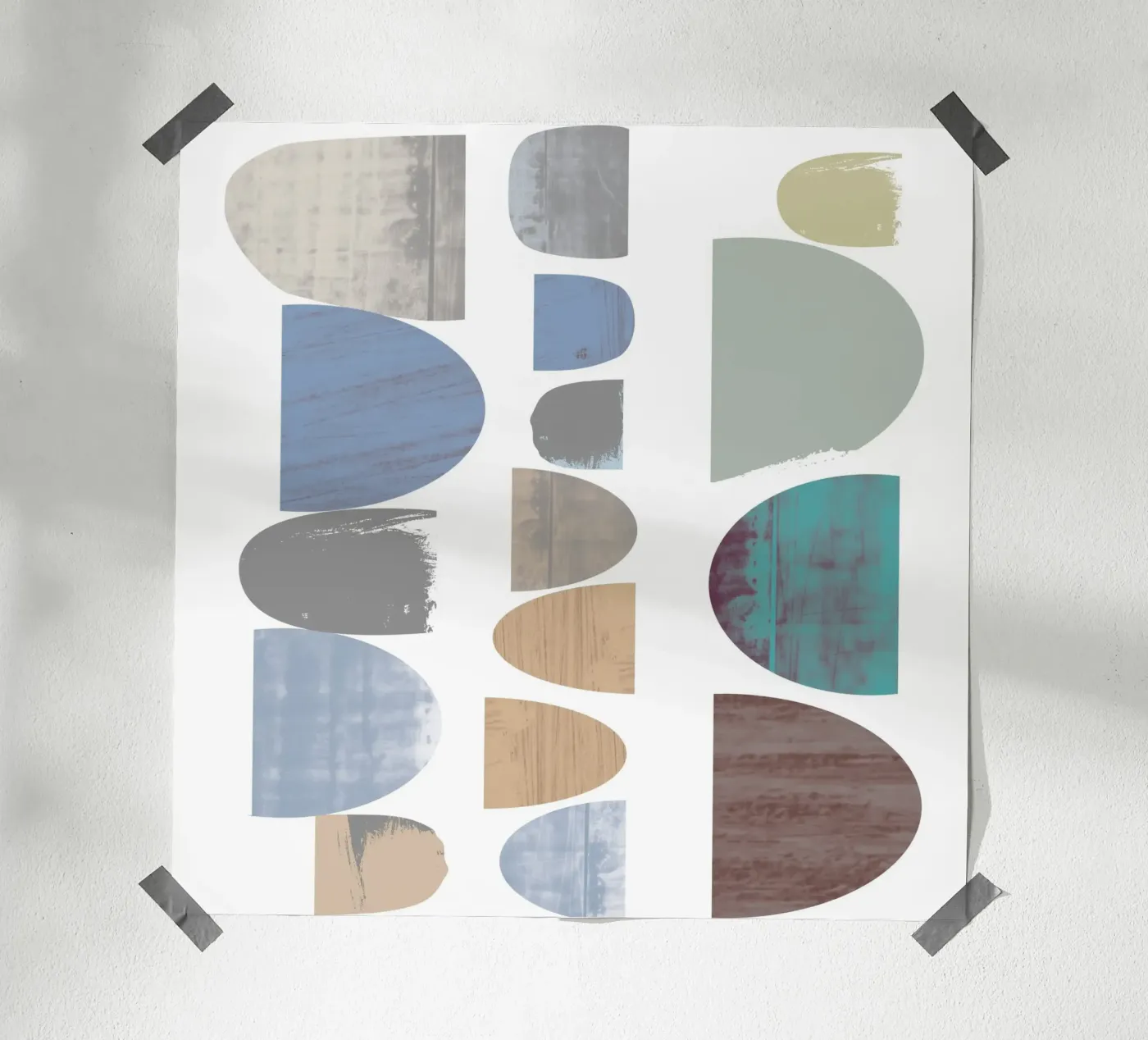 Pebble Stacks poster by Catherine Aguilar