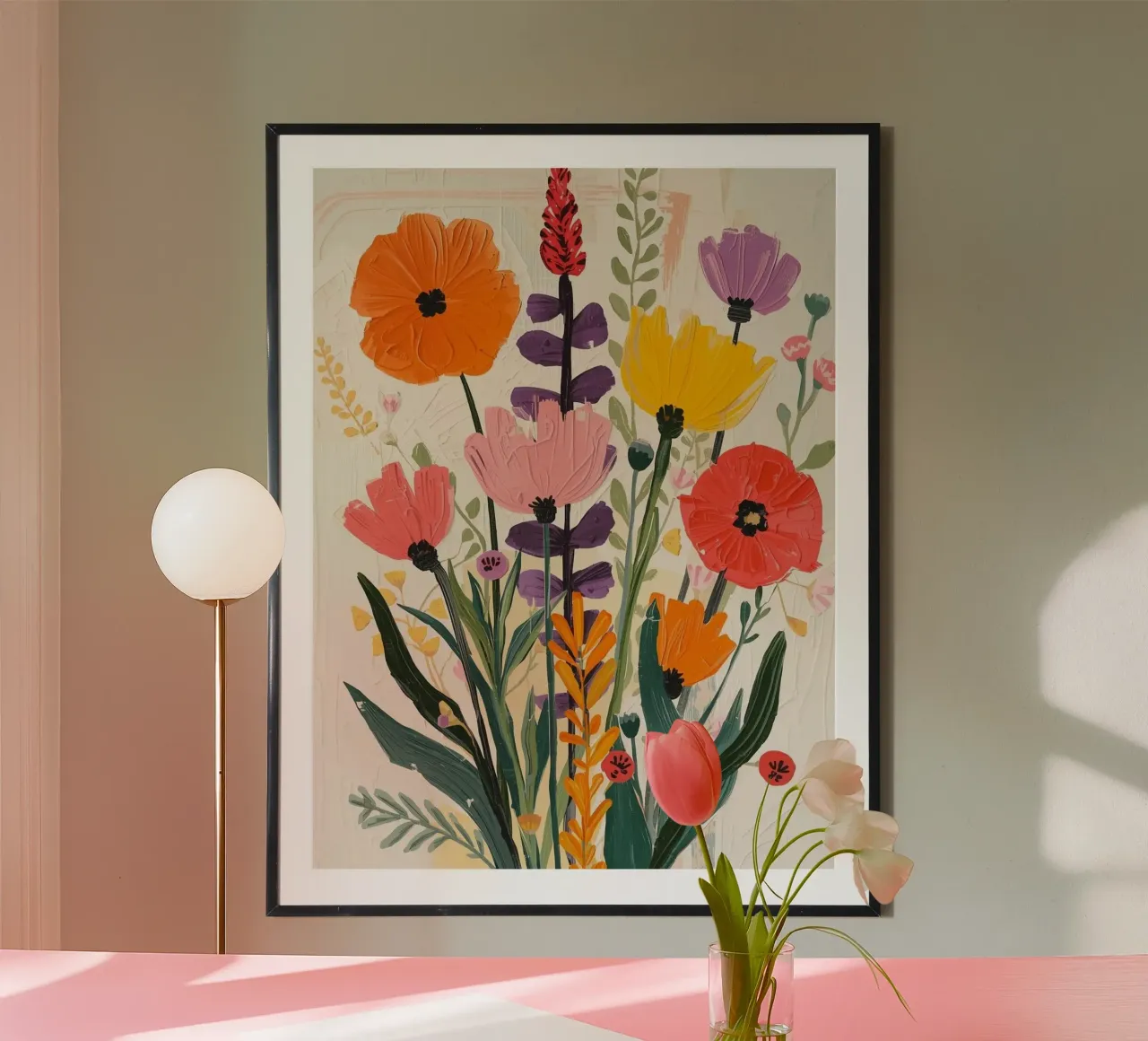 Blumenstrauß poster da Zwischenschicht