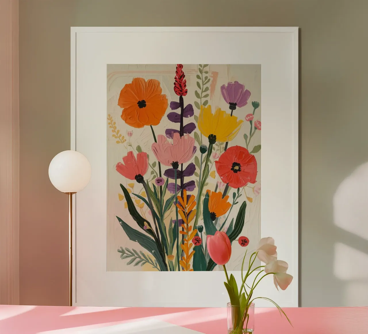 Blumenstrauß poster da Zwischenschicht