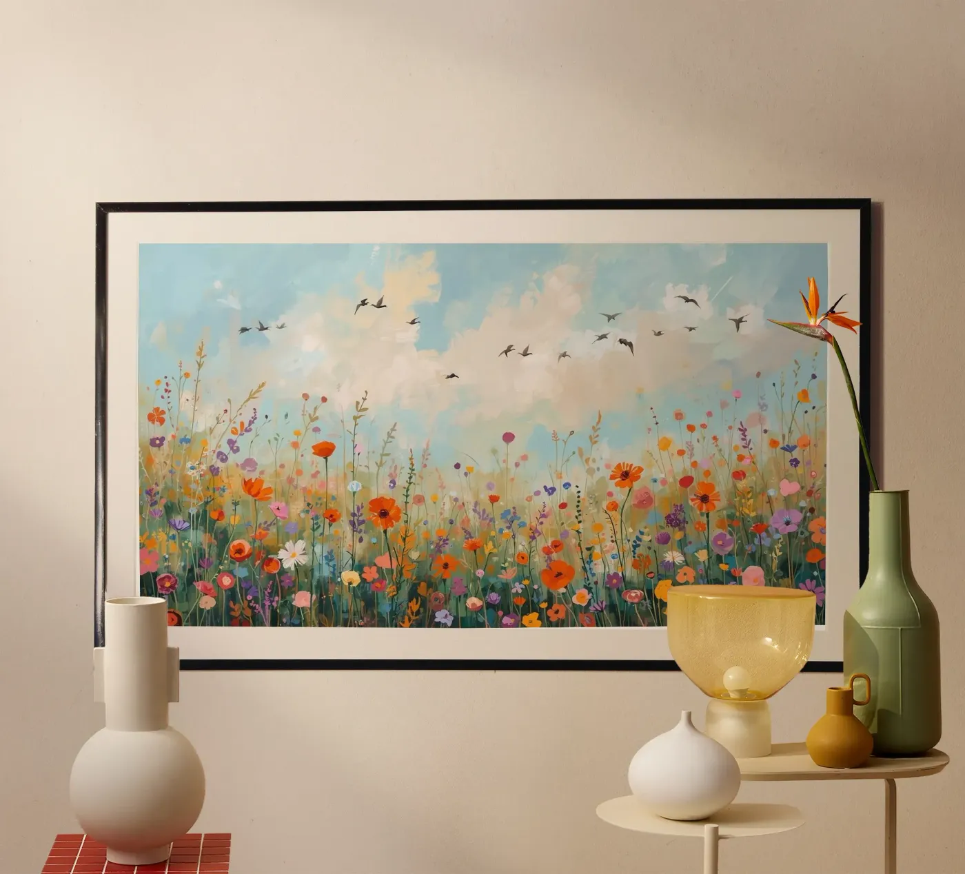 Blumenwiese poster da Zwischenschicht