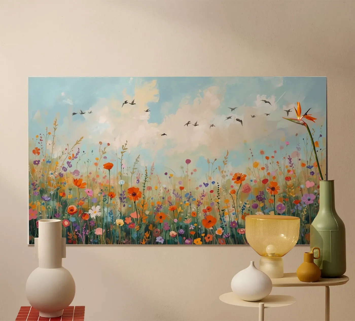Blumenwiese poster da Zwischenschicht