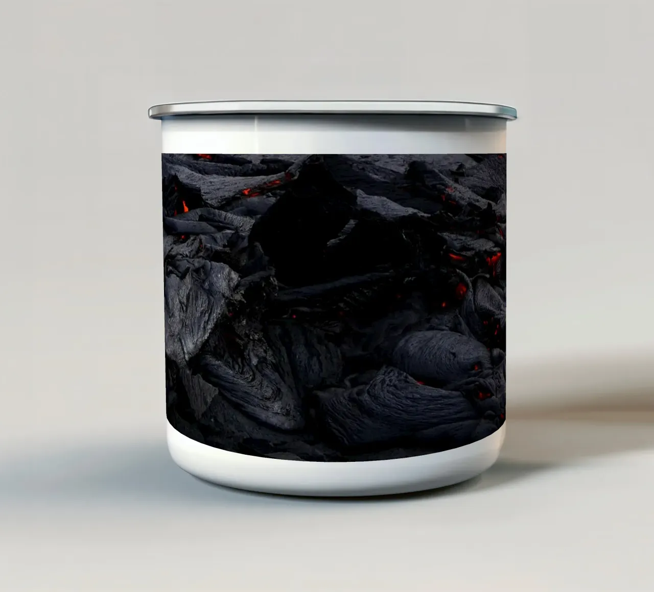 Glowing Lava tazza in smalto da Fjöllart