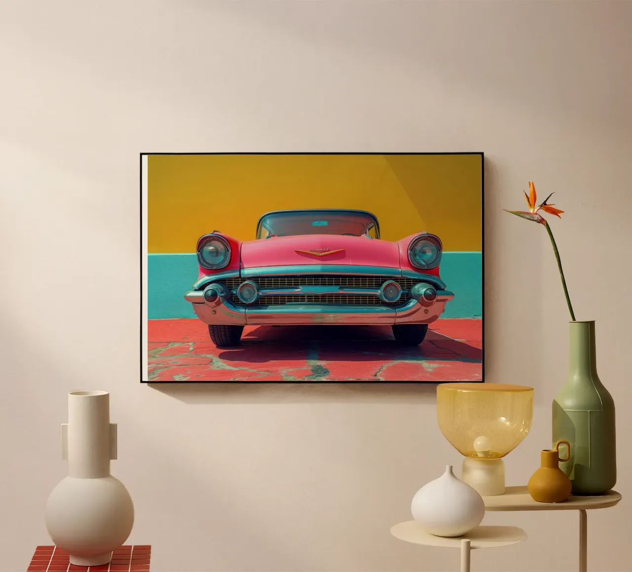 Pinky Car plexiglass da Pink California | Affiches & Posters