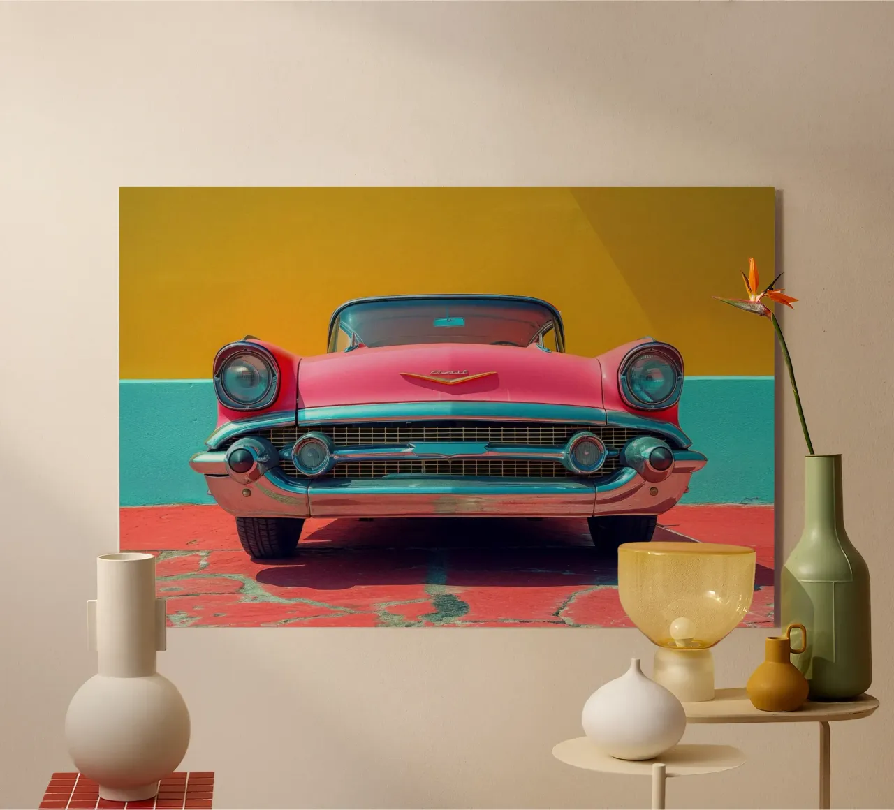 Pinky Car plexiglass da Pink California | Affiches & Posters