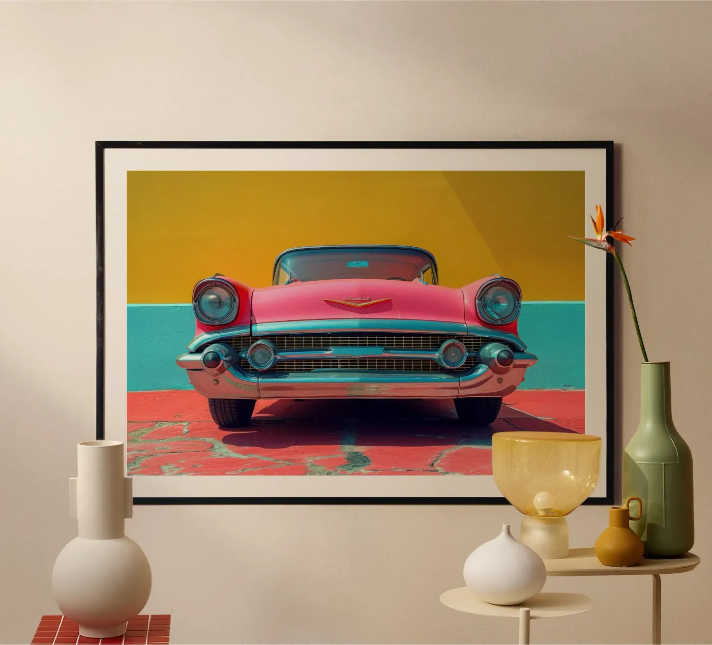 Pinky Car poster da Pink California | Affiches & Posters